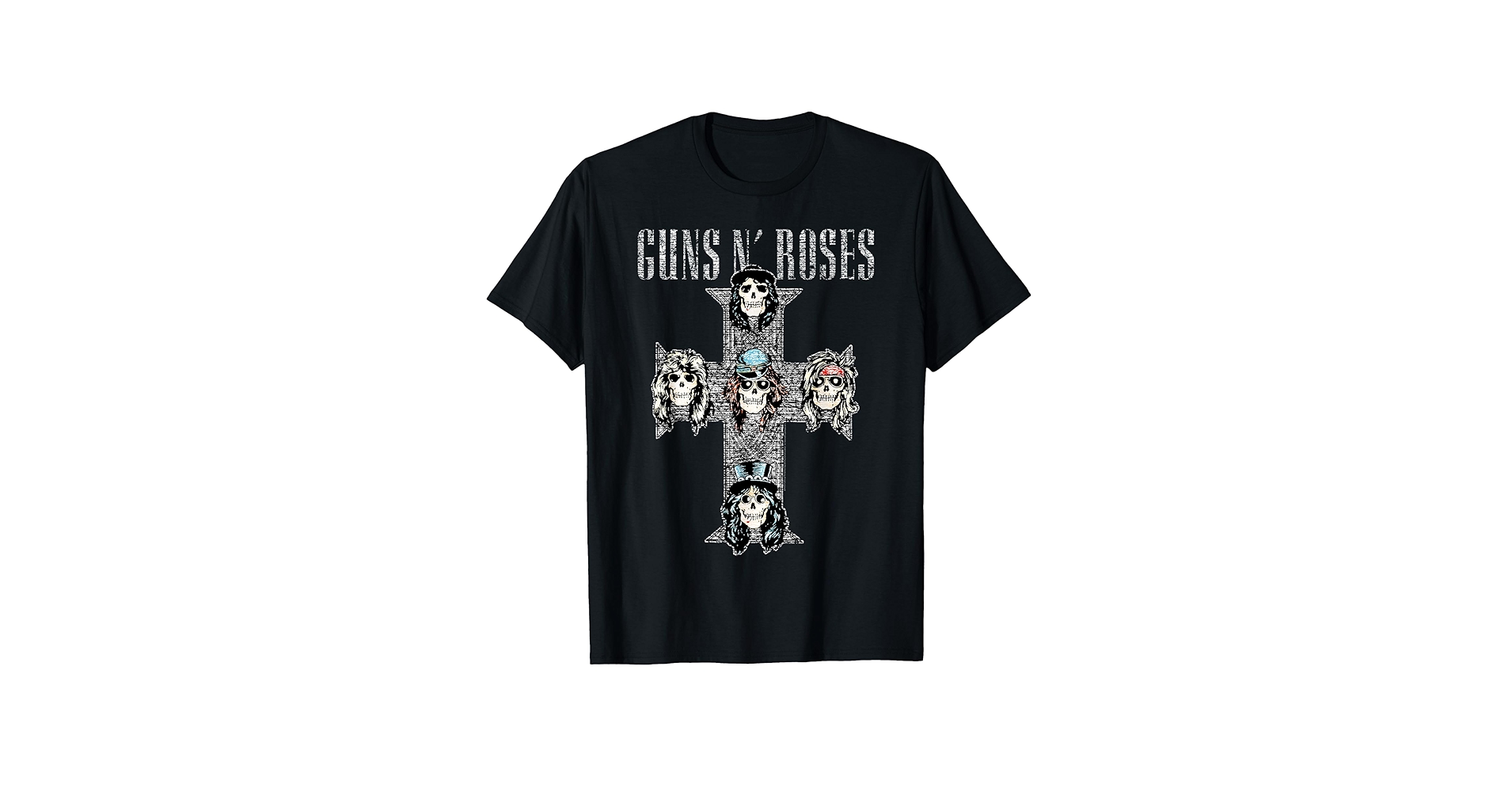 Amazon.com: Guns N' Roses Official Vintage Cross T-Shirt